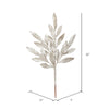 Champagne Glitter Bay Leaf Spray