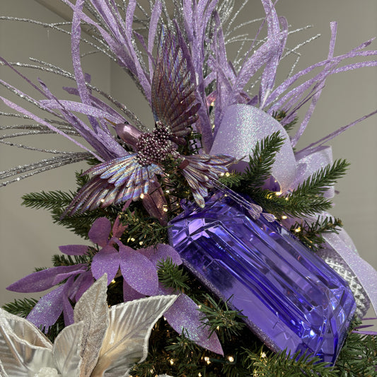 Lavender Rectangle Jewel - My Christmas