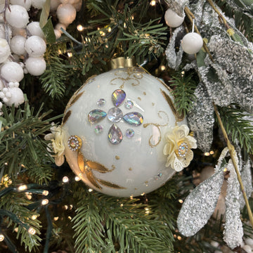 Luxe Embellished Floret Bauble