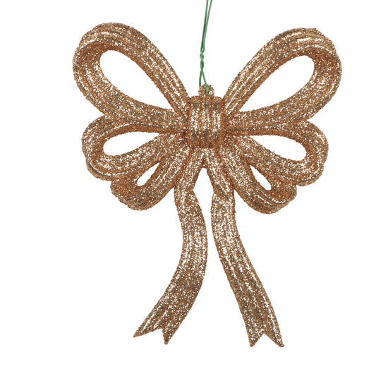 Gold Glitter Bow