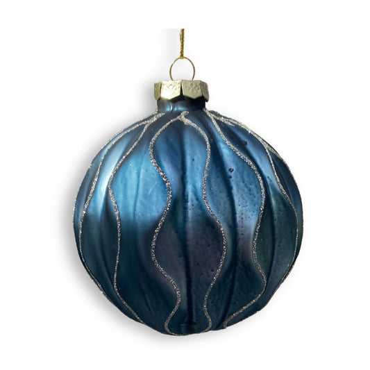 Blue Glass Bauble