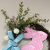 Pink Bunny Wreath