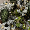 Matte Moss Green Pinecone Ornament