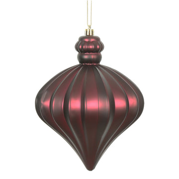 Wine Matte Onion Ornament - 15cm