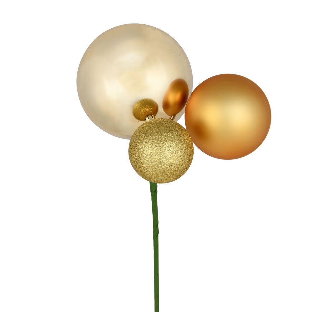Gold Bauble Cluster Pick - Large