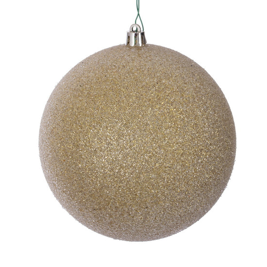 Gold Iced Bauble - 15cm