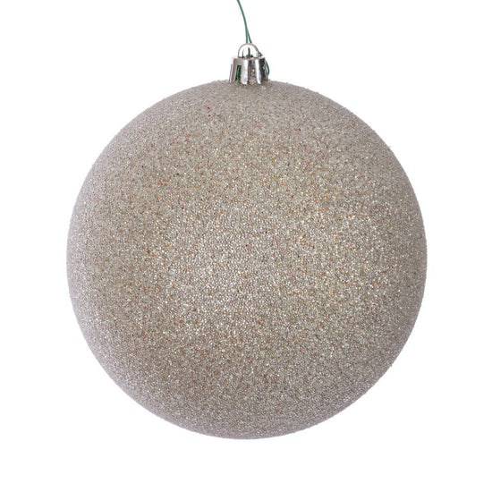 Champagne Iced Bauble - 15cm