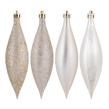 Champagne Drop Finial Ornament - Box of 8