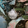 Pearl Champagne Scallop Ornament