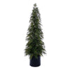 Green Cedar Potted Tree