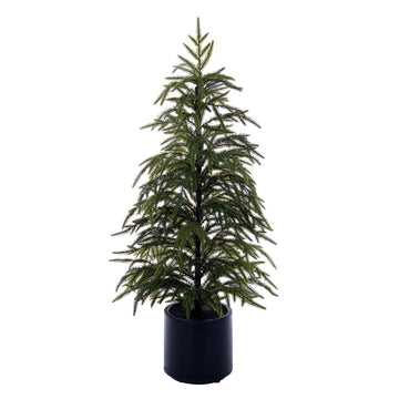 Green Norfolk Pine Potted Tree