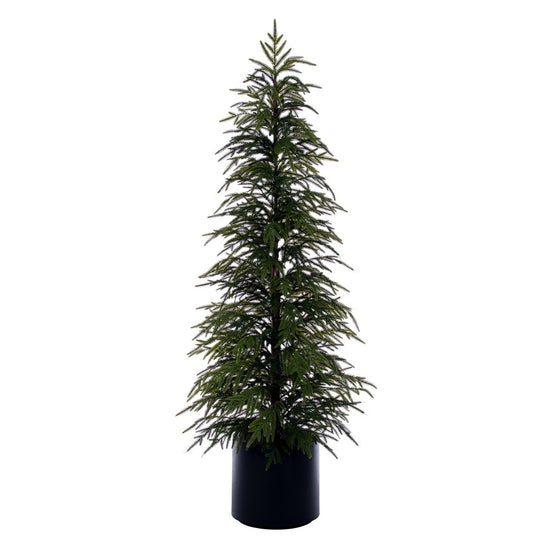 Green Norfolk Pine Potted Tree