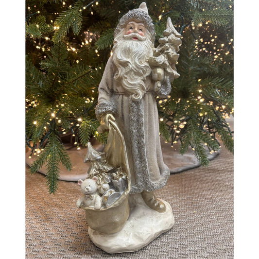 Silver Woodland Santa - My Christmas