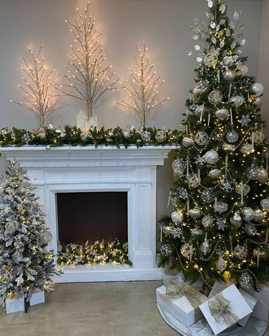 Slim Cambridge Christmas Tree - Crystal Splendour