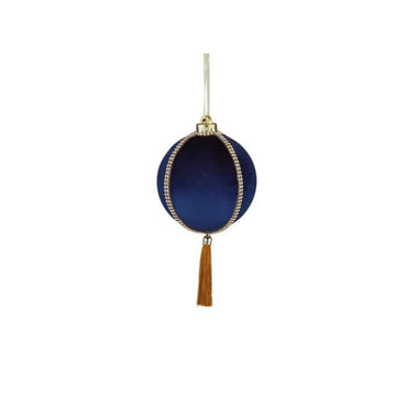 Navy & Gold Glam Bauble