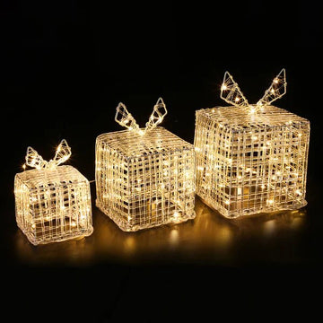 Acrylic Giftbox - Set of 3 - My Christmas