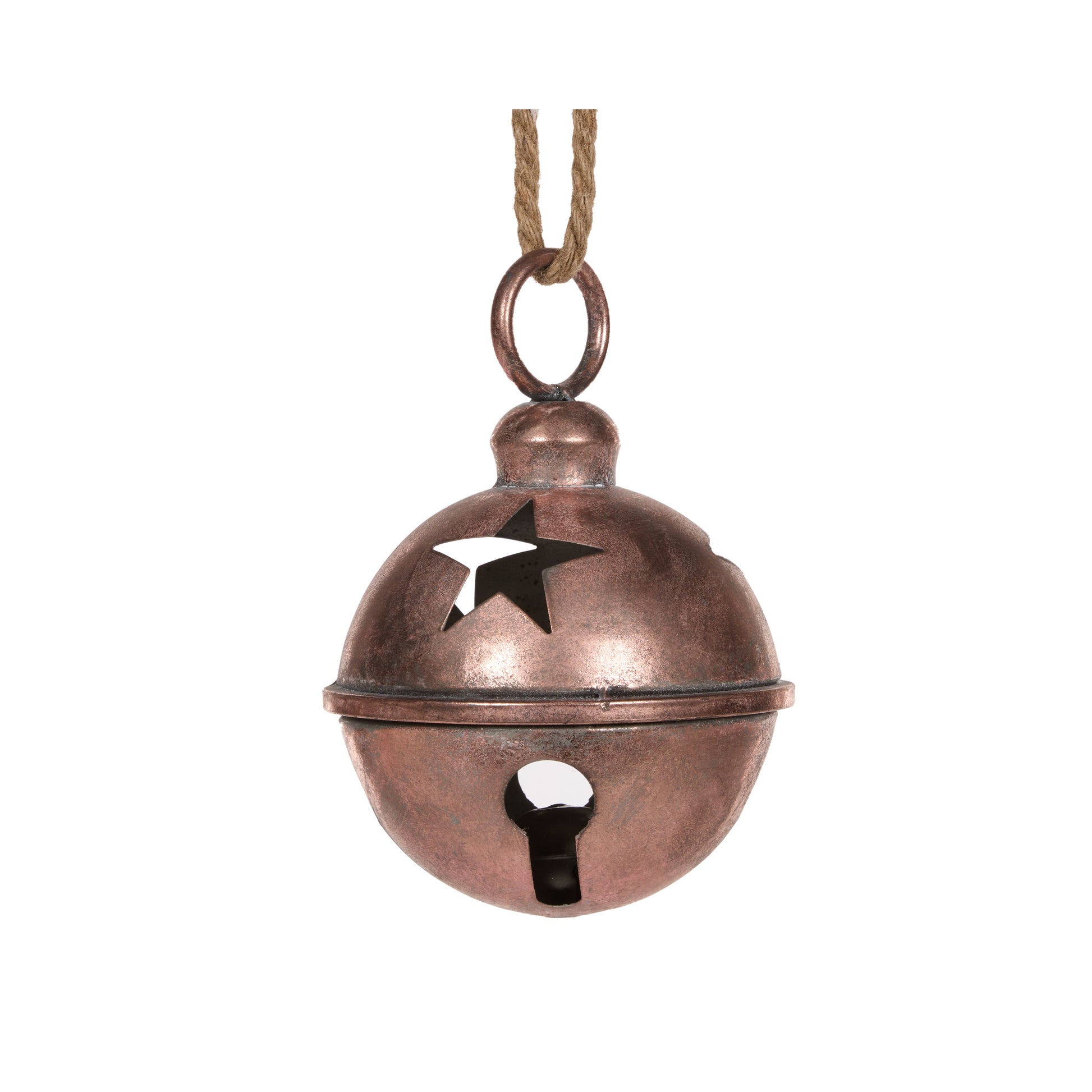 Antique Copper Bell - 16cm - My Christmas
