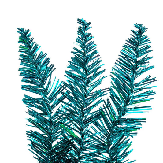 Aqua Tinsel Fir Garland - 270cm - My Christmas