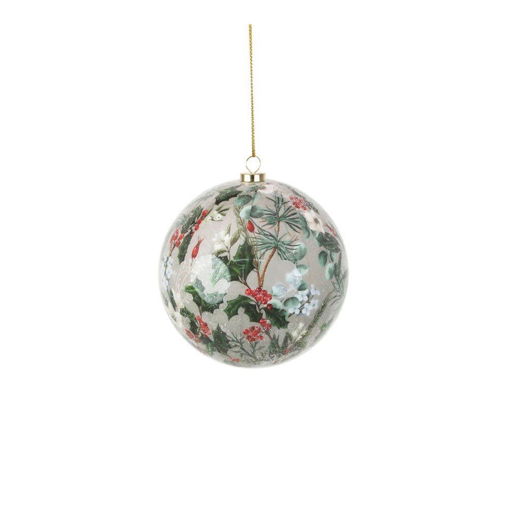 Australiana Eucalyptus and Holly Bauble - My Christmas