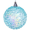Baby Blue Irridescent Bead Bauble - 15cm - My Christmas