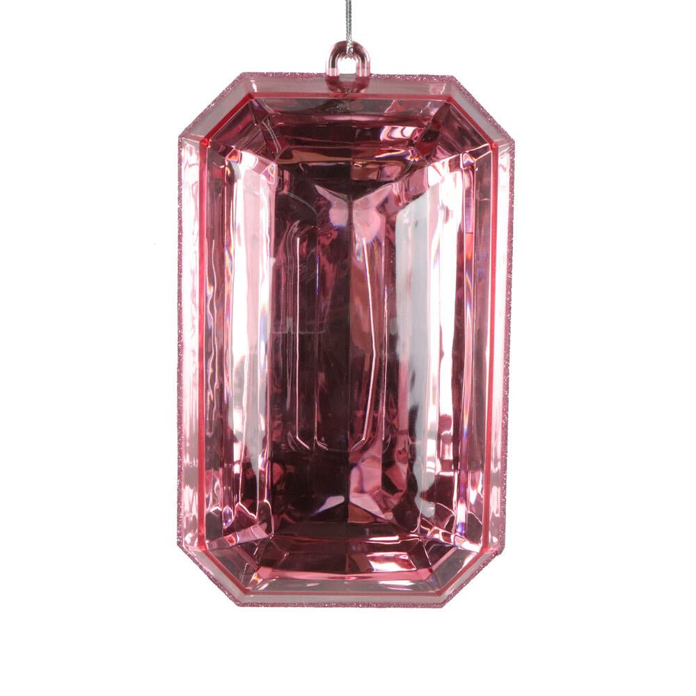 Baby Pink Rectangle Jewel - My Christmas