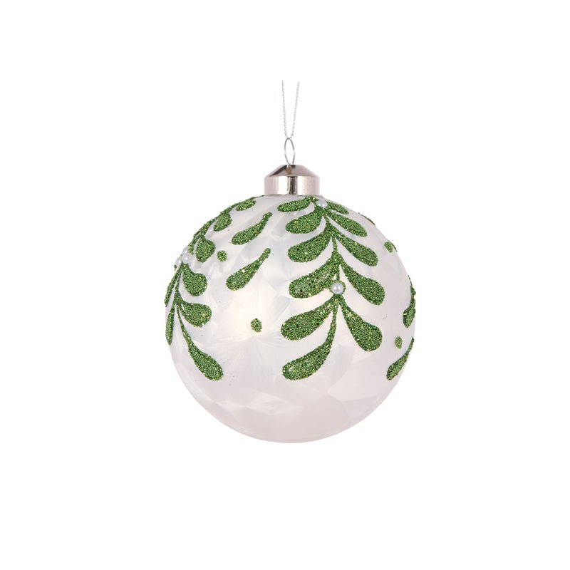 Beaded Mistletoe Bauble - My Christmas