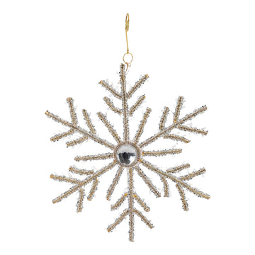 Beaded Starburst Ornament - Large - My Christmas