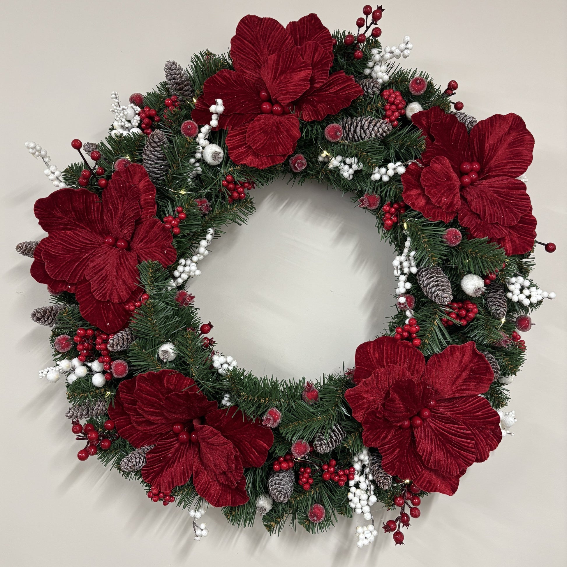Berry Christmas Wreath - 60cm - My Christmas