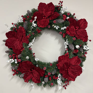 Berry Christmas Wreath - 60cm - My Christmas