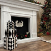 Black and White Harlequin Gift Stack - My Christmas