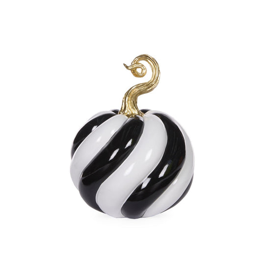 Black And White Swirl Pumpkin - My Christmas