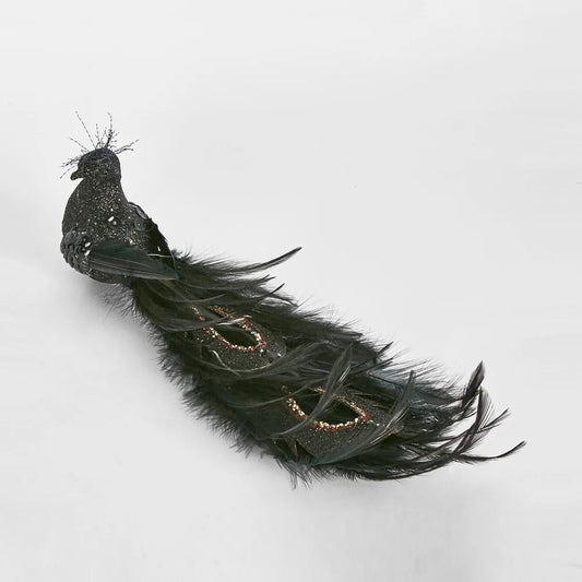 Black Clip on Peacock - My Christmas