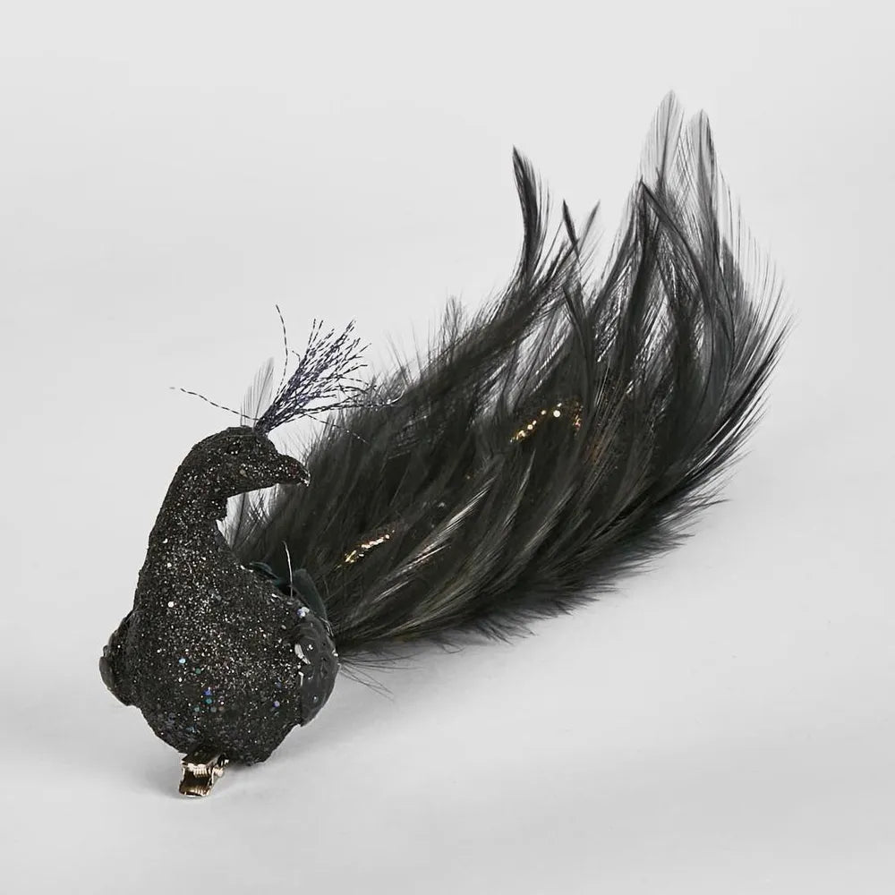 Black Clip on Peacock - My Christmas