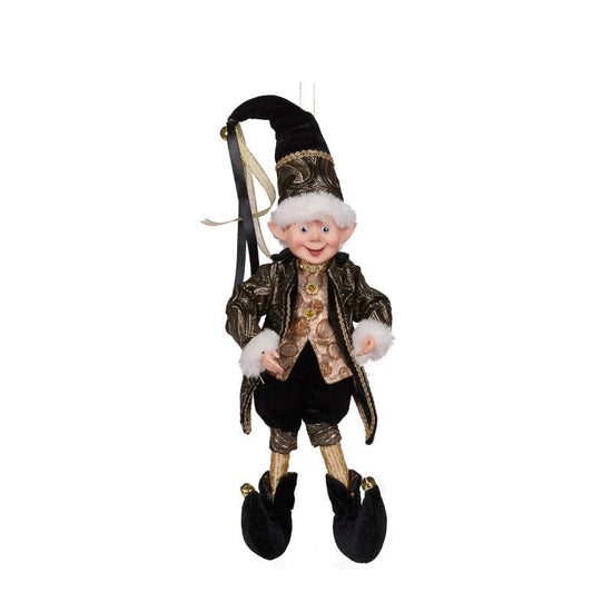 Black Fabric Elf - 40cm - My Christmas