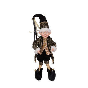 Black Fabric Elf - 40cm - My Christmas