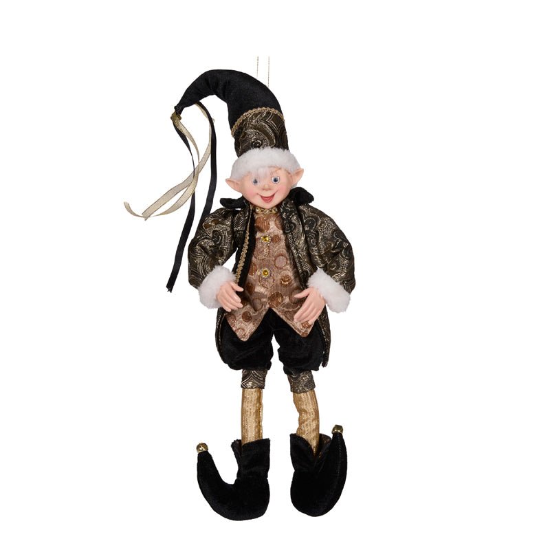 Black Fabric Elf - 50cm - My Christmas