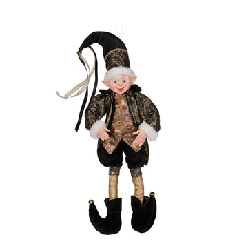 Black Fabric Elf - 50cm - My Christmas