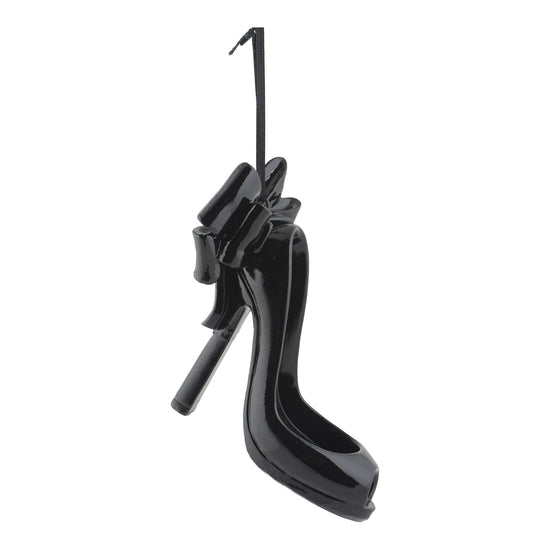 Black High Heel Ornament - My Christmas