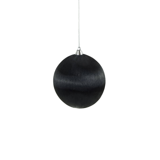 Black Satin Wrap Bauble - My Christmas