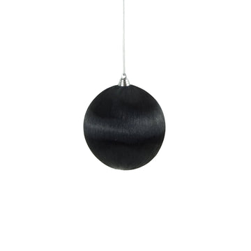 Black Satin Wrap Bauble - My Christmas
