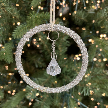 Bling Circle Ornament - My Christmas