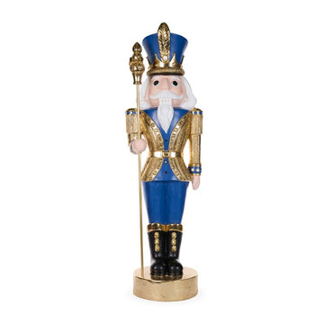 Blue and Gold LED Nutcracker - 123cm - My Christmas