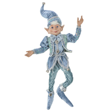 Blue and Silver Elf - Large - My Christmas