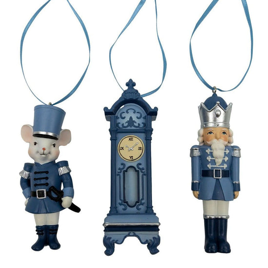 Blue and White Ornaments - Assorted - My Christmas