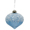 Blue Beaded Drop Ornament - My Christmas