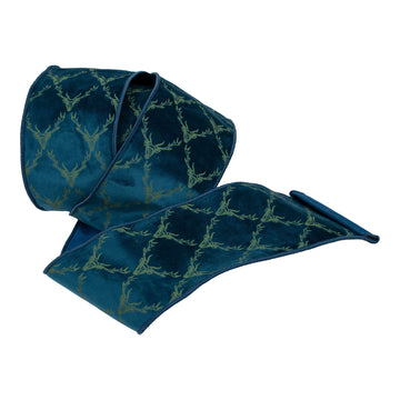 Blue Deer Ribbon - My Christmas