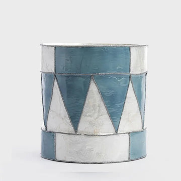 Blue Diamond Capiz Drum - My Christmas