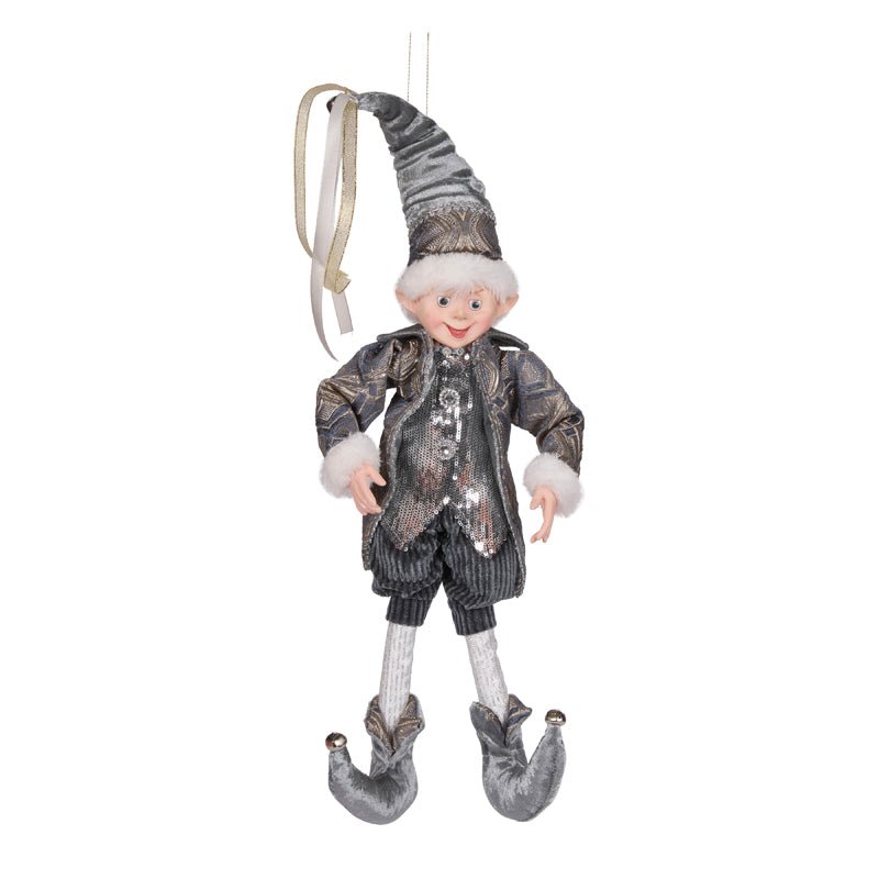 Blue Fabric Elf - 50cm - My Christmas