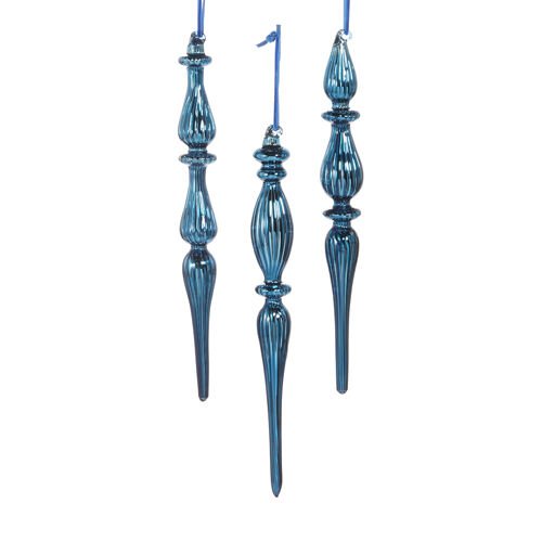Blue Finial - Box of 3 - My Christmas