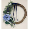 Blue Hydrangea & Berry Easter Wreath - My Christmas